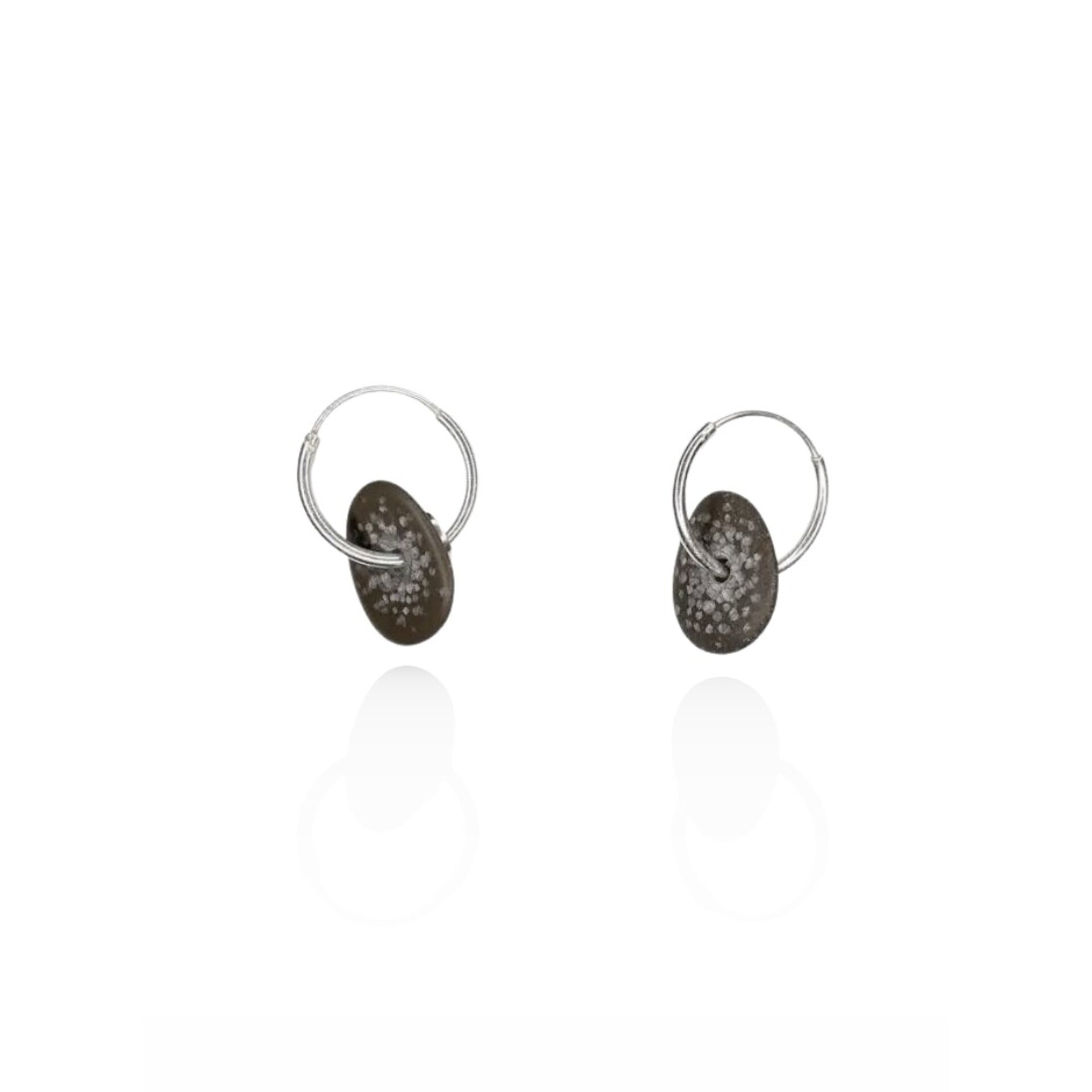 Andromeda pebbles hoop earrings - 1